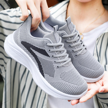 Jinshiyuan |   Women's soft-soled sneakers: comfortable, casual, stylish, and versatile. breathable mesh running shoes.