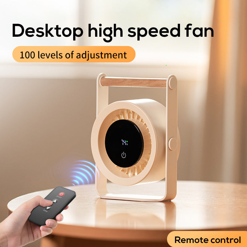 2026 New 100-speed home desktop remote control desktop fan