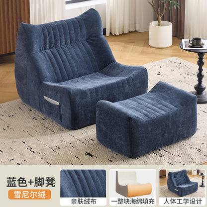 Bean bag chair - single seater, reclining, stress relief, small sofa for home, bedroom, balcony, rental, small apartment, single sofa