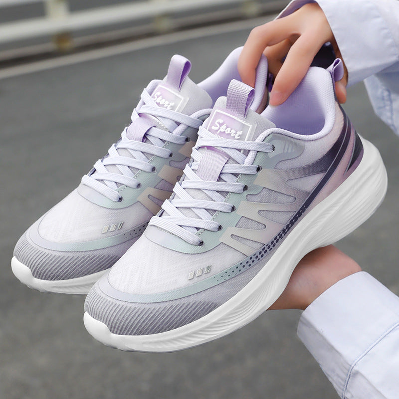 Women's spring sneakers, couple's mesh shoes, eva cold-bonded running shoes, lightweight and comfortable flats - dropshipping available