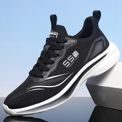 Women's spring ultralight mesh breathable athletic shoes, speed running shoes, versatile casual lightweight soft sole shock-absorbing sneakers