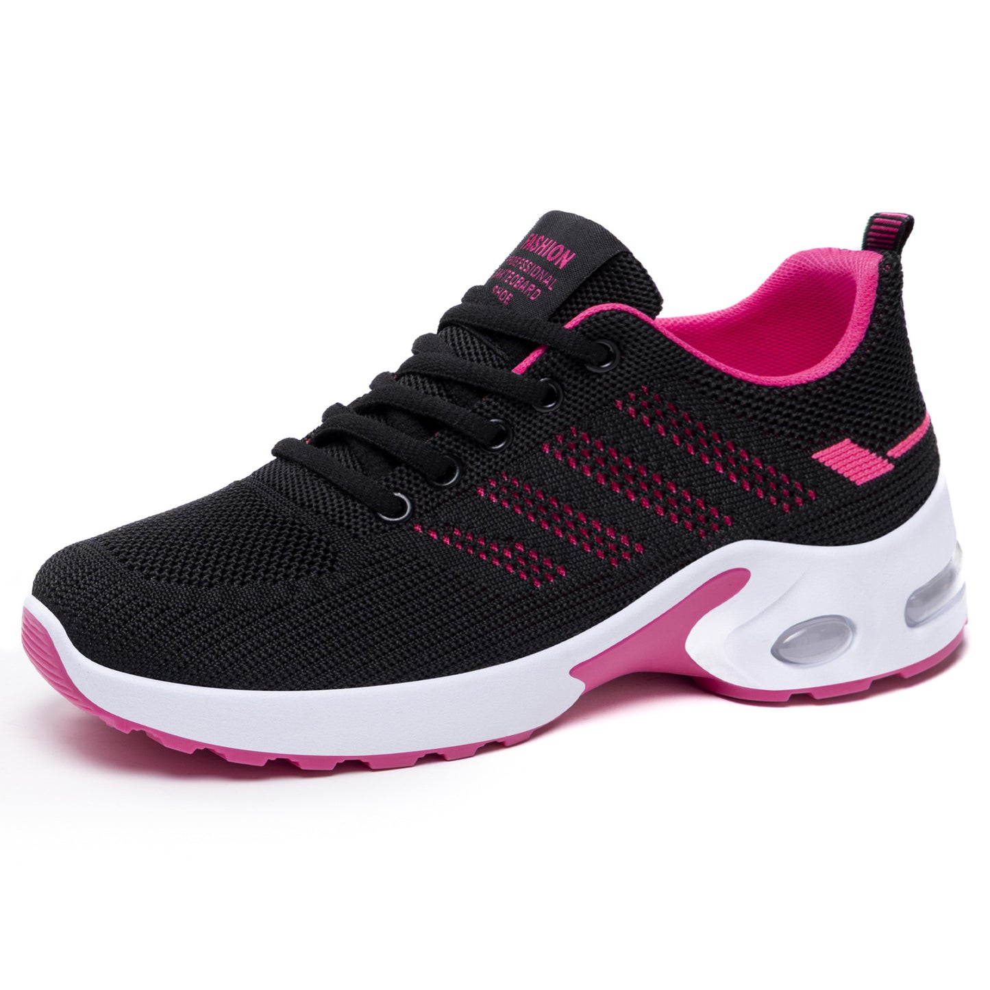 Women's athletic shoes, small-batch custom manufacturing, cross-border shoes, air-cushioned soft-soled running shoes, fly-knit breathable mesh shoes