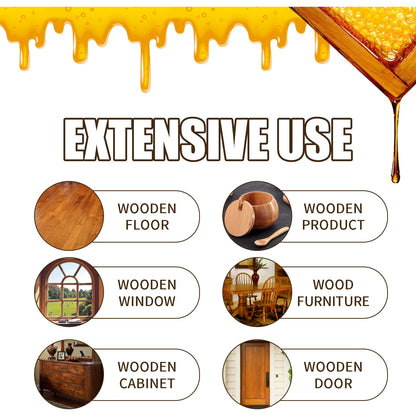 OUHOE Furniture Beeswax Spray, Furniture Floor Care Polished Waterproof Anti-Dry Crack Scratch Renovation Care Spray