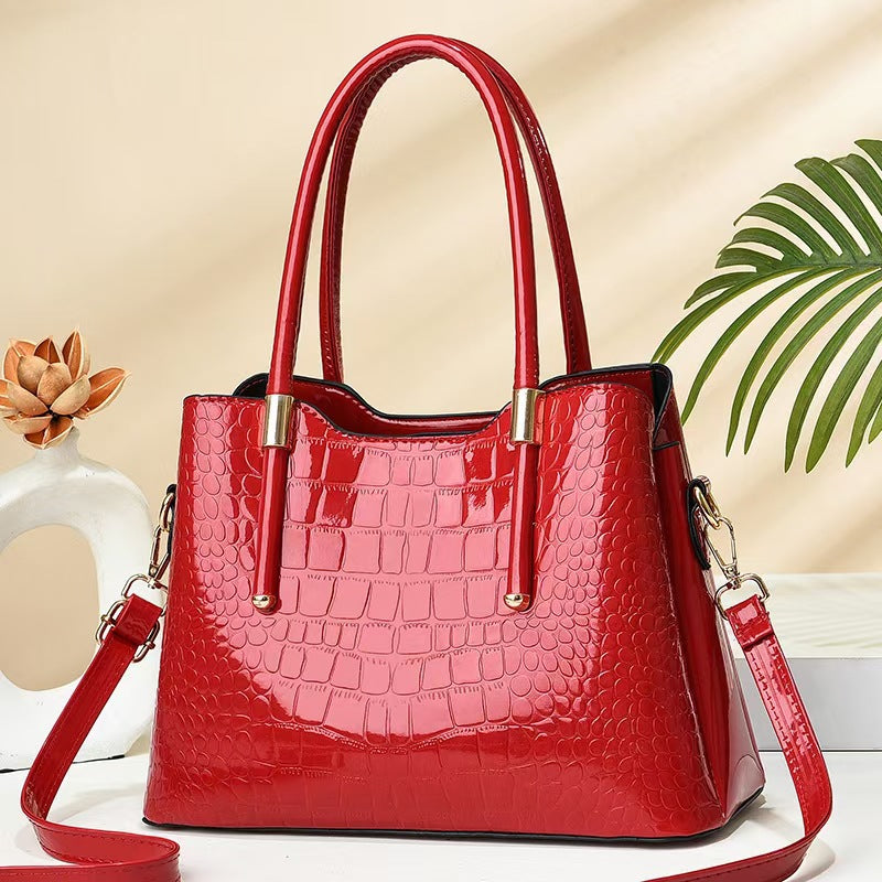 Handbag for women 2024 new large capacity fashionable middle-aged mom bag trendy shoulder crossbody bag - dropshipping available