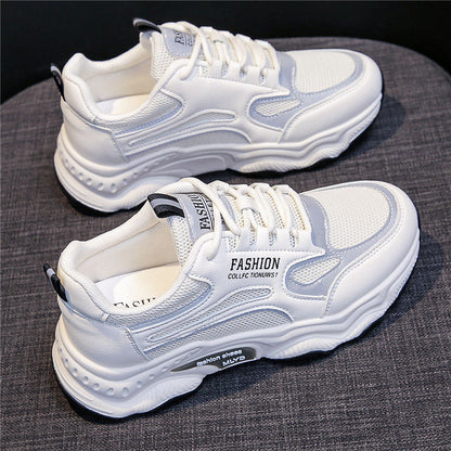 Cross-border men's shoes: new korean style fashionable men's shoes, breathable flyknit yeezy sneakers, soft sole athletic casual trendy shoes - wholesale