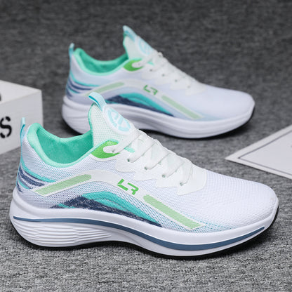 Men's shoes 2025 new korean style men's sneakers spring and autumn soft sole youth running shoes trendy men's shoes wholesale