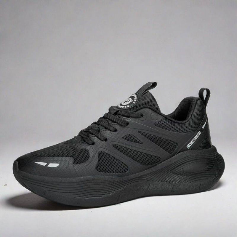 Men's korean style new 2026 mesh breathable running shoes - anti-slip, shock-absorbing, lightweight, soft sole athletic shoes - wholesale from manufacturer