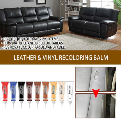 Jaysuing Leather Complementary Color Cream, Leather Coat Leather Shoe Stain Car Leather Seat Leather Renovation Complementary Color