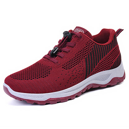 Walking shoes 2026 new travel shoes comfortable middle-aged and elderly mother's shoes soft bottom gift shoes elderly couple sports shoes