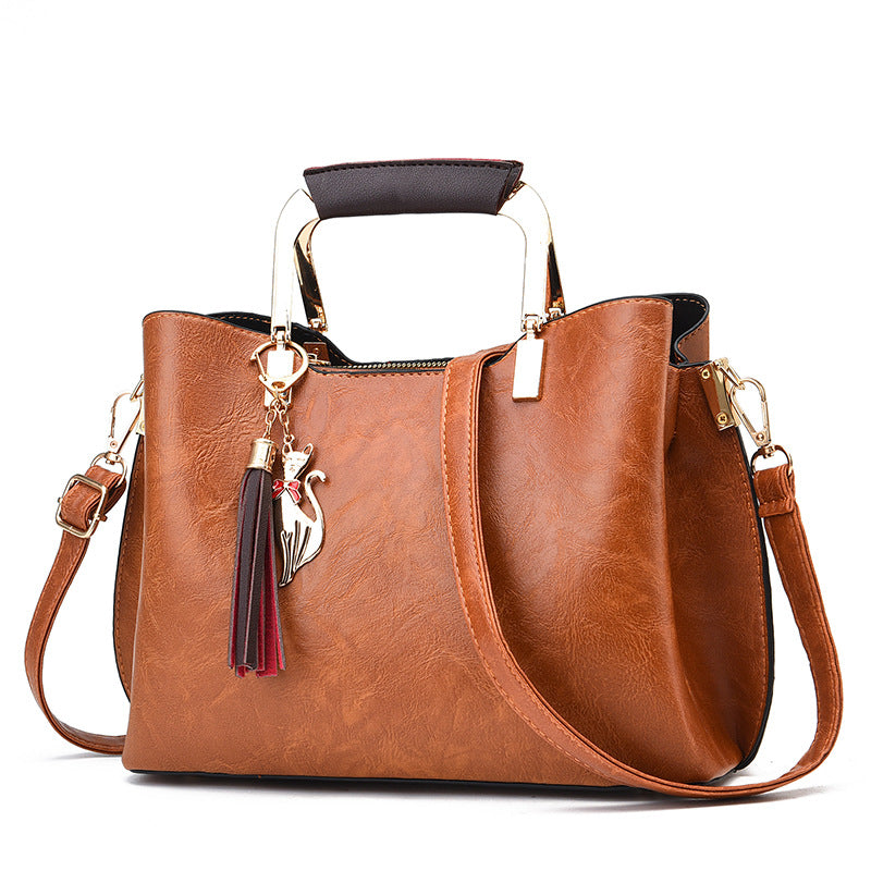 Women's bag 2026 new trendy fashionable shoulder bag large capacity mom style tote crossbody bag - dropshipping available