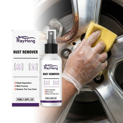 RAYHONG car wheel hub rust remover, car wheel hub cleaning and rejuvenation cleaning surface iron powder rust stains supplies