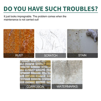 Jue-Fish stone cleaning powder, kitchen quartz stone countertop, marble tile cleaning, strong decontamination and polishing