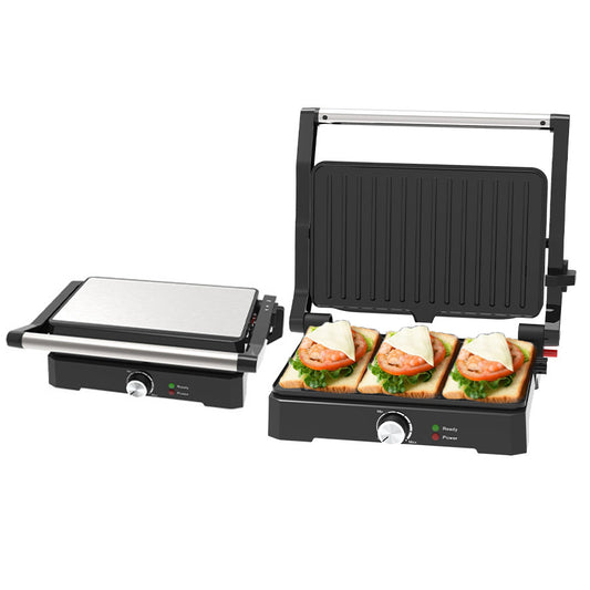 Bestselling panini maker & sandwich maker for export - 180° reclining steak maker, grill, and burger press for home use