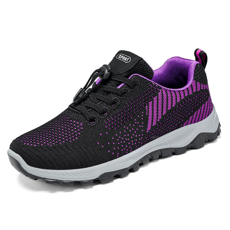 Walking shoes 2026 new travel shoes comfortable middle-aged and elderly mother's shoes soft bottom gift shoes elderly couple sports shoes