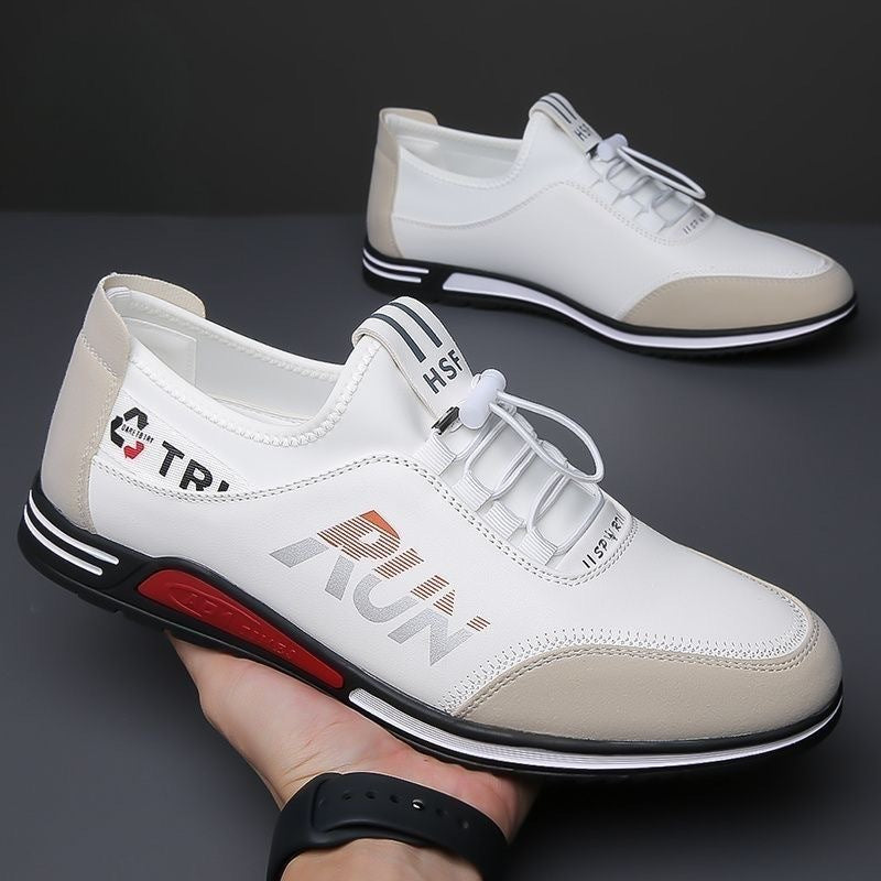 Men's flat shoes - summer lightweight slip-on casual shoes, anti-slip soft sole driving shoes, cross-border e-commerce
