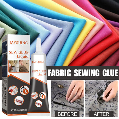 Jaysuing needle and thread sewing glue, fabric glue, clothes sofa cushion glue, fabric sewing glue