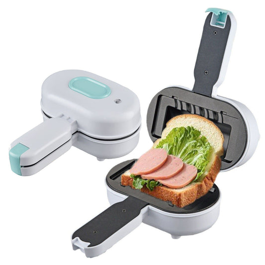 Cross-border multifunctional convenient breakfast maker - compact kitchen sandwich maker for bread, paninis, toast, and hot dogs