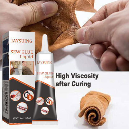 Jaysuing needle and thread sewing glue, fabric glue, clothes sofa cushion glue, fabric sewing glue