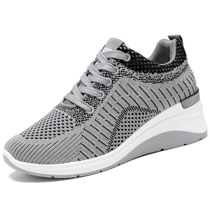 Women's spring new arrivals: wholesale foreign trade women's shoes - hidden heel shoes, trendy shoes, breathable thick-soled sneakers for women