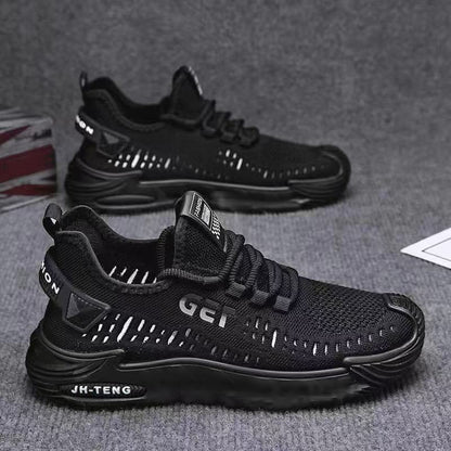 Slip-on men's shoes breathable casual shoes trendy minimalist men's sneakers non-slip soft sole work safety shoes wholesale