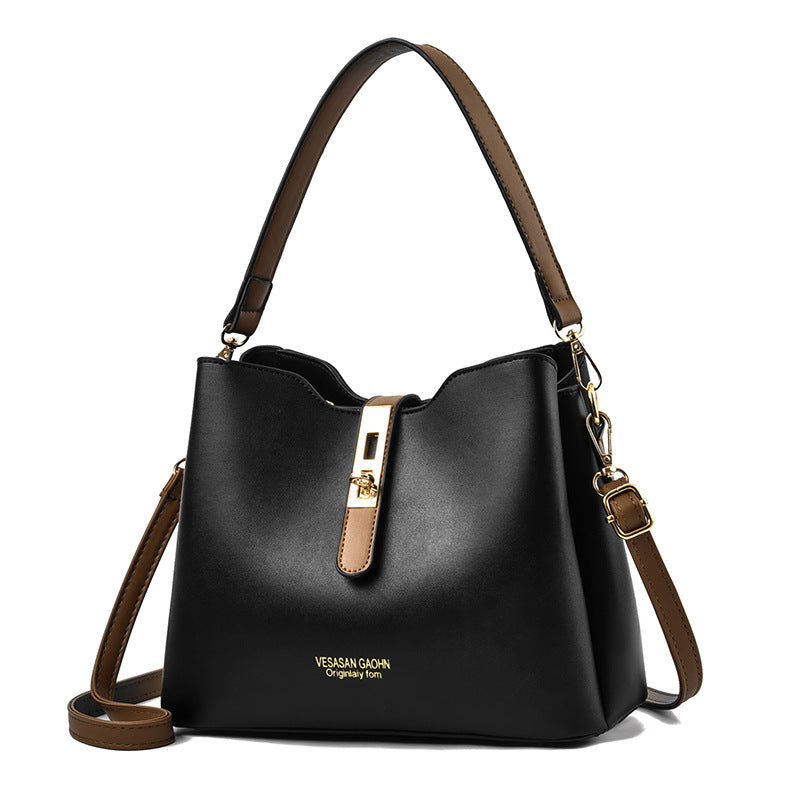 Women's bag 2024 new fashion korean style trendy minimalist elegant shoulder crossbody bag chic bucket tote handbag