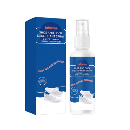 JAKEHOE shoes and socks deodorizing spray, summer sweating shoes and socks odor removal, clean, refreshing and comfortable portable spray