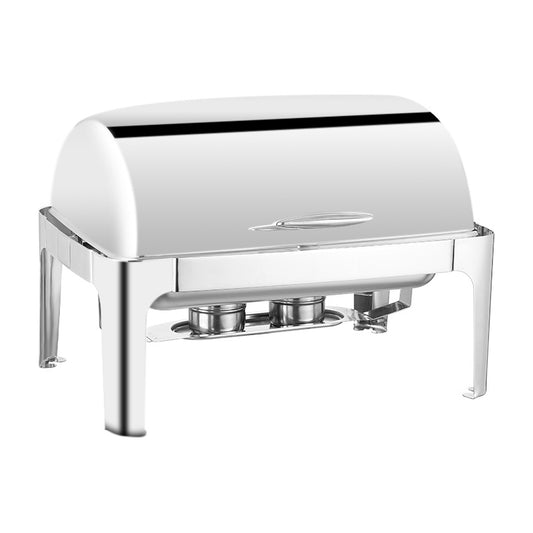 Stainless steel buffet stove commercial alcohol electric heating flip-top restaurant hotel cross-border popular chafing dish