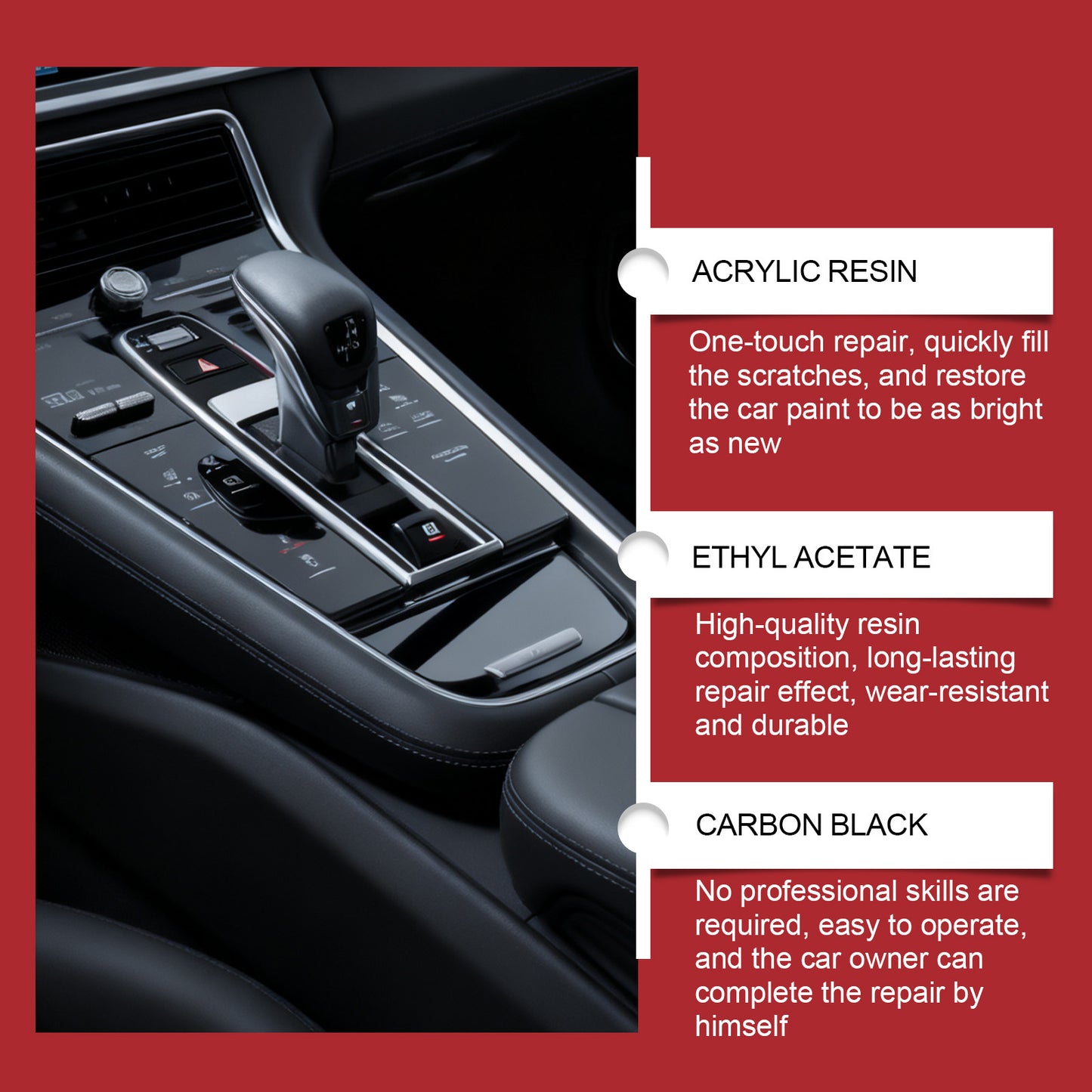 Hikmarion Car Refinish Kit, Body Paint Care Refurbishment Polishing Refinish Scratch Care