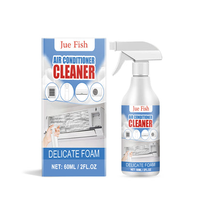 Jue-Fish air conditioner cleaner, household air conditioner on-hook, no dismantling, no washing, odor removal, descaling foam air conditioner cleaning