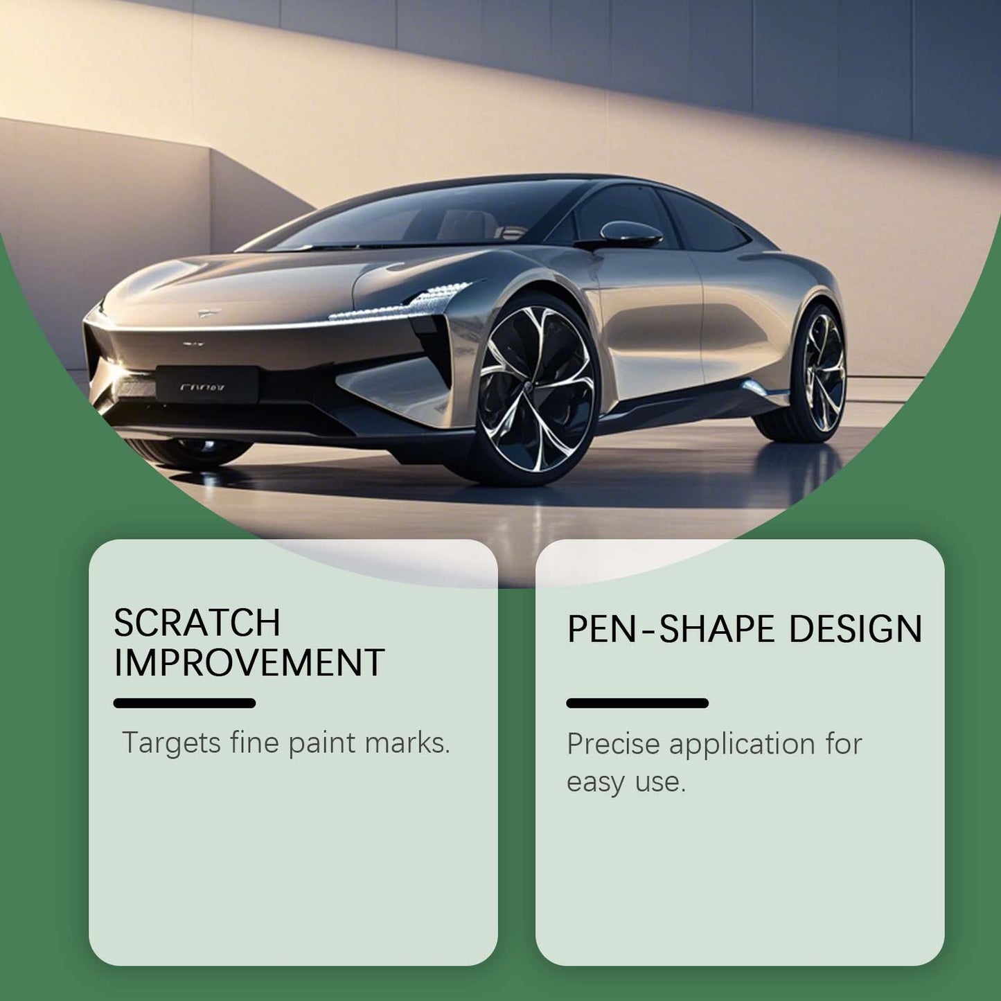 RAYHONG Car Scratch Care Pen, Car Paint Scratch Scratch Polishing Repair Refurbishment Daily Portable Care Pen