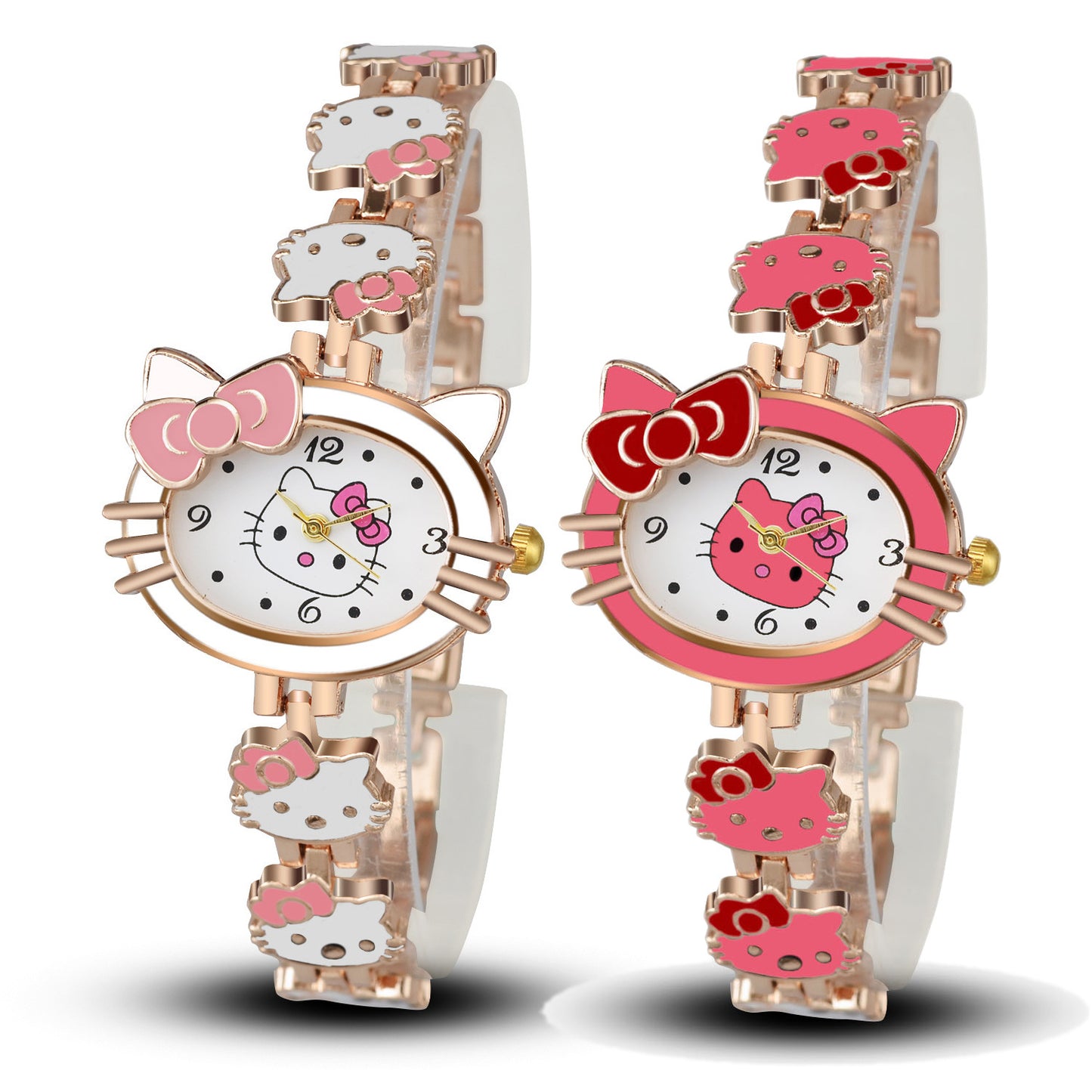 Trendy hello kitty cartoon watch for women, students, and girls - cute bracelet watch - in stock & wholesale