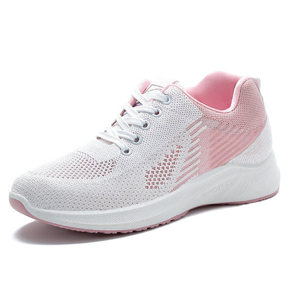 Jinshiyuan |   Women's lightweight breathable mesh sneakers - stylish, versatile, casual shoes with soft soles for all-day comfort.