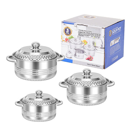 Manufacturer's african export aluminum pot 7-piece set pot aluminum sanding aluminum pot set 7in1