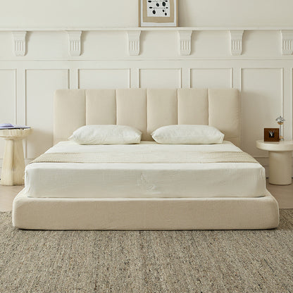 Cross-border vacuum compression roll-packed bed frameless pure sponge compression bedexport bedroom double bed
