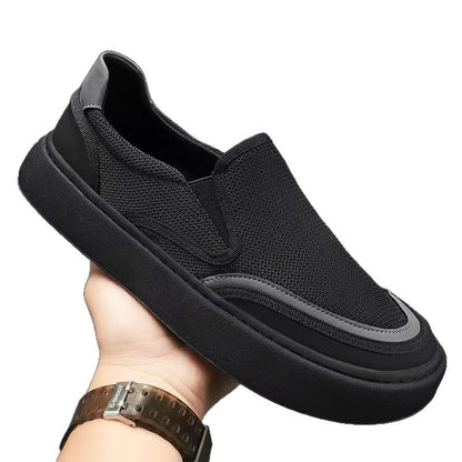 Men's summer new mesh breathable slip-on sneakers - minimalist, trendy, korean style casual athletic shoes
