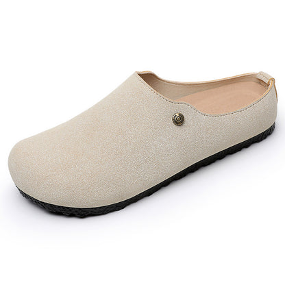 Women's shoesversatilesummernew arrival birkenstock shoescut out fishbone slippersoutwearclassy half slippers breathable sandals