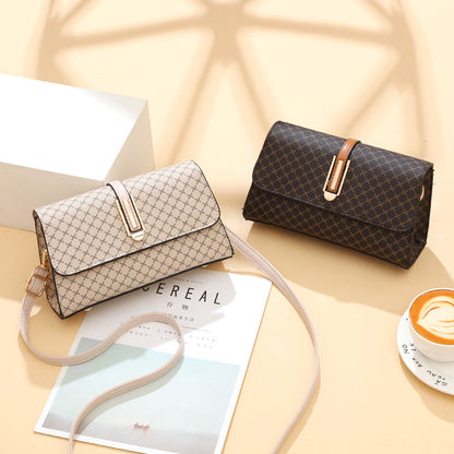 Textured bag 2026 new niche style fashionprintingwork clothing women's bag shoulder crossbody square bag one piece dropshipping