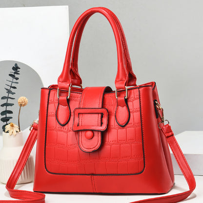 Women's handbag 2026 new fashion korean style personalized trendy retro minimalist elegant shoulder bag crossbody bag mom bag