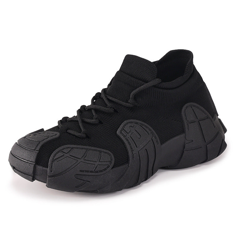 Women's versatile spring sneakers: octopus design, thick-soled, flyknit casual shoes - plus size available for export