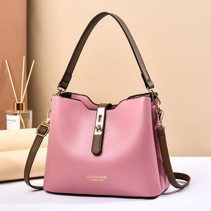 Women's bag 2024 new fashion korean style trendy minimalist elegant shoulder crossbody bag chic bucket tote handbag