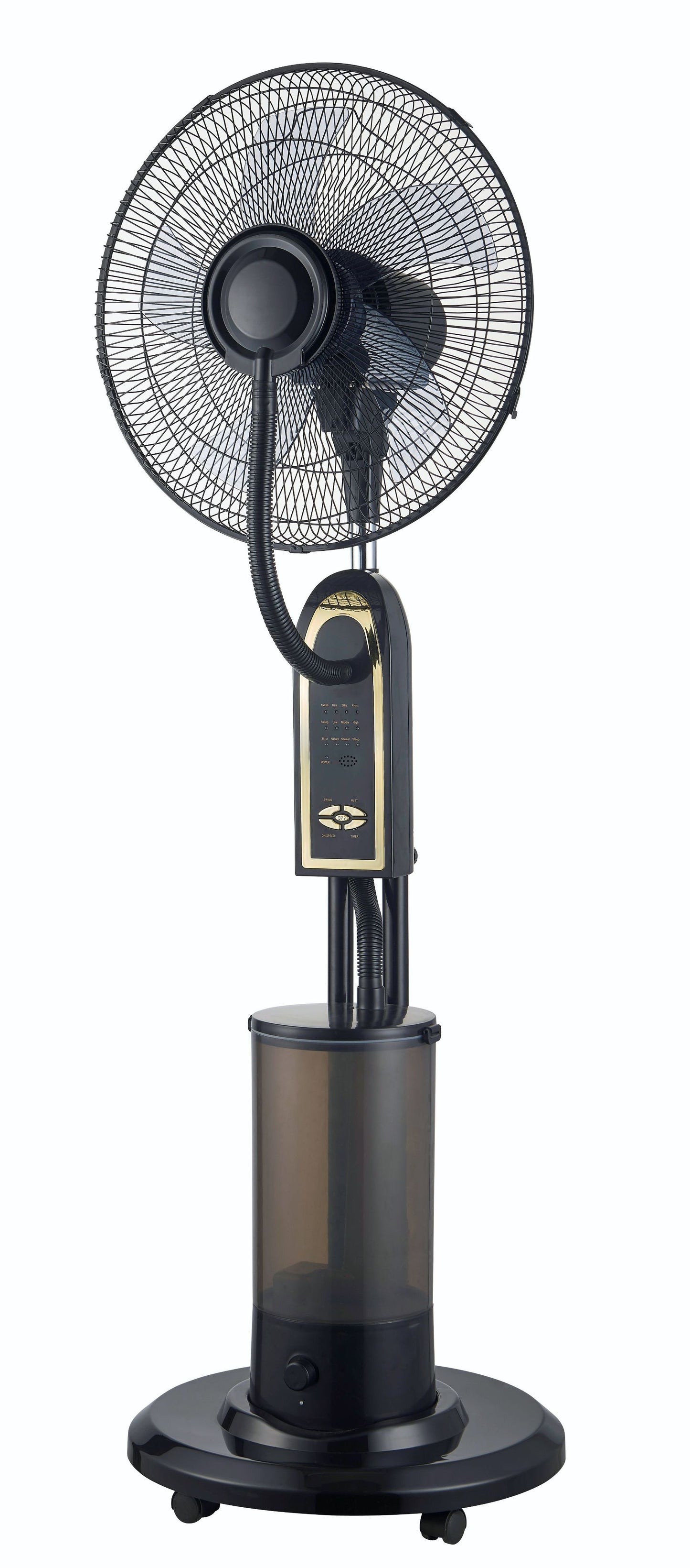 Factory direct export quality home use spray fan - floor fan with remote control, oscillation, humidification, and high airflow