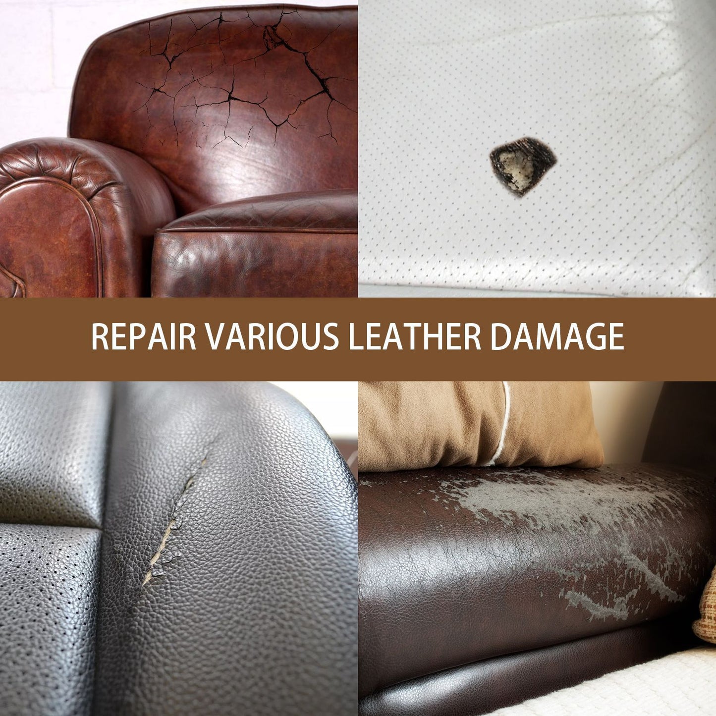 Jaysuing Car Leather Care Complementary Color Leather Bag Leather Shoes Renovated Sofa Leather Cream Leather Repair Cream