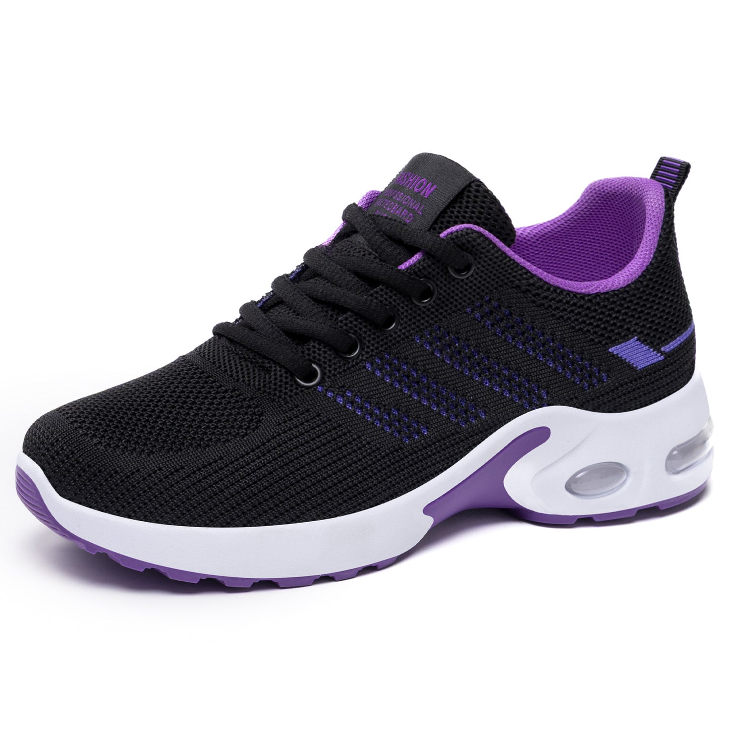 Women's athletic shoes, small-batch custom manufacturing, cross-border shoes, air-cushioned soft-soled running shoes, fly-knit breathable mesh shoes