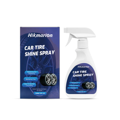 Hikmarion tire gloss spray, car tire gloss polish Durable for daily maintenance