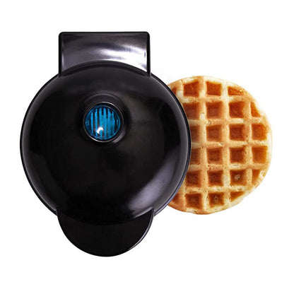 Portable mini heart waffle maker bread maker round sandwich maker light meal maker breakfast maker heart-shaped waffles