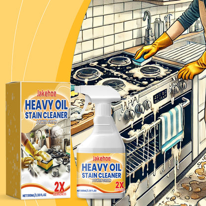 JAKEHOE Kitchen oil-dissolving care spray, heavy oil-stained range hood, stove, kitchen utensils, dissolving stains and cleaning agent