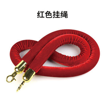 Hotel concierge pole lanyard welcome column luxury stainless steel ball barrier bank queue guardrail fence pole guard