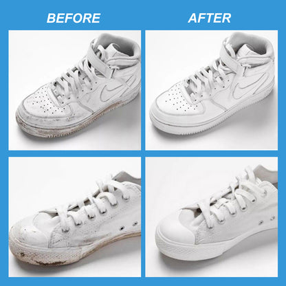 Jue-Fish white shoes leave-in cleaning artifact cleaning agent decontamination and yellow edge shoe shine agent shoe edge oxidant