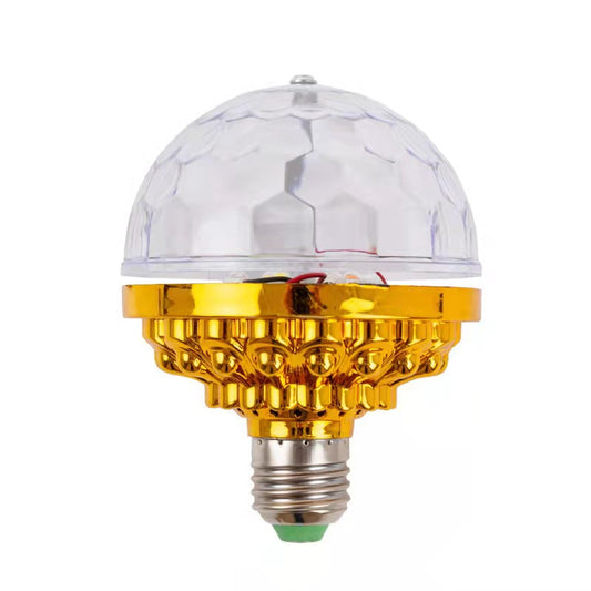 LED Laser Bar Stage Light KTV Golden Magic Ball Ambient Light Colorful Rotating Crystal Magic Ball Light Bulb