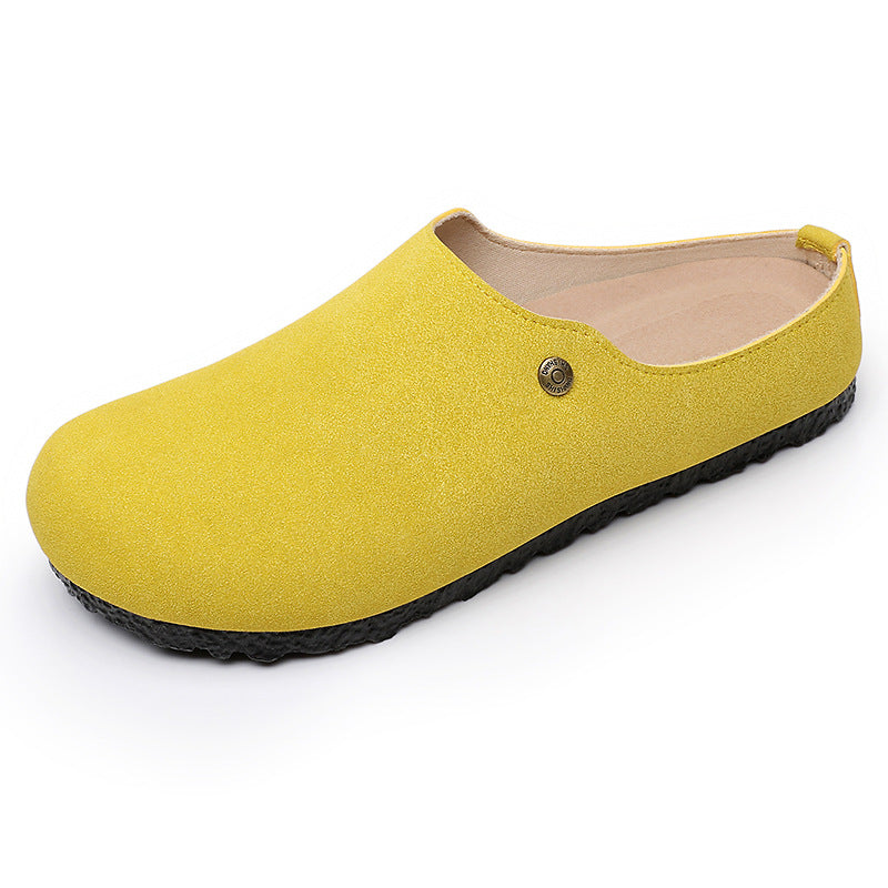Women's shoesversatilesummernew arrival birkenstock shoescut out fishbone slippersoutwearclassy half slippers breathable sandals